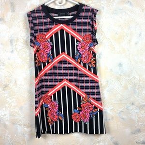 Minkpink Striped Floral‎ Shift Dress 45